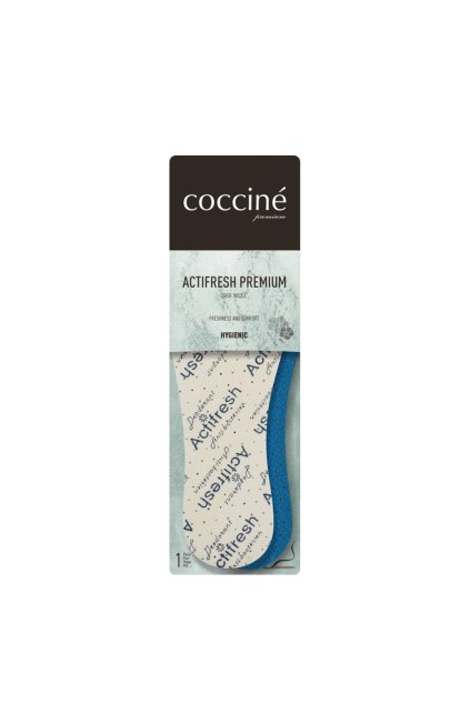 Antibakteriálne vložky do topánok Coccine Actifresh Premium s vôňou mäty, ACTIFR.PREM.