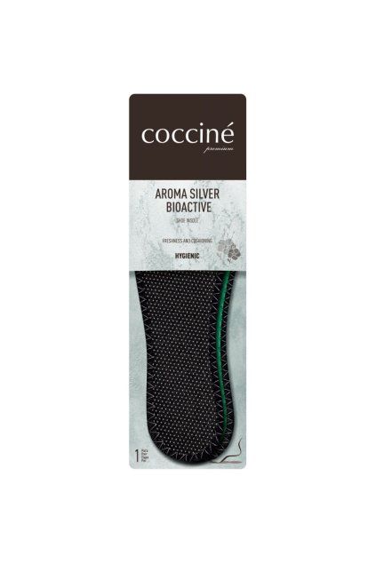 Coccine antibacterical insoles aroma silver bioactive / AROMA SILVER BIOACTIVE (Veľkosť 39)