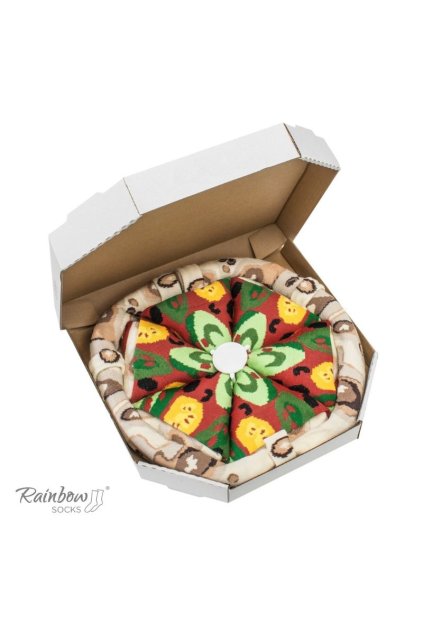 Dámske ponožky  viacfarebné kód PO- CCC -02-SK.23567/PIZZABOX-9 (Veľkosť 36-40)