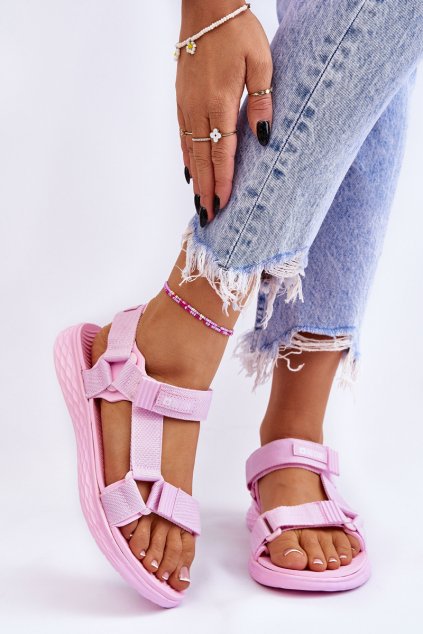 Dámske Sandále big star ll274a100 ružové / LL274A100 RÓŻ (Veľkosť 36)