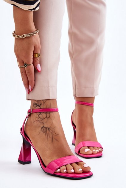 Dámske sandále  ružové kód obuvi MR-F1 FUSHIA