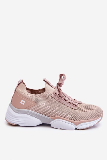 Dámske tenisky farba ružová kód obuvi LL274A141 NUDE