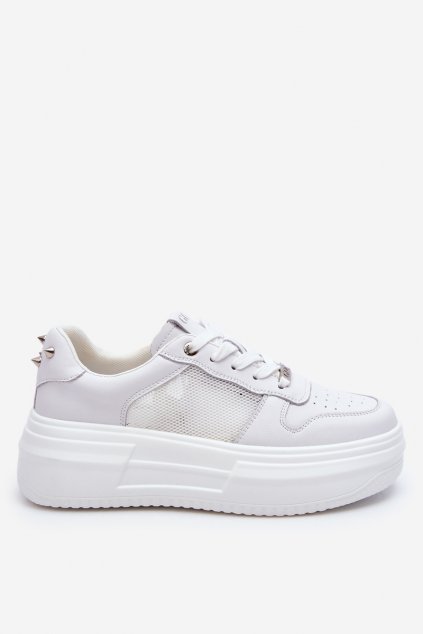Dámske biele tenisky kožené kód obuvi TE- CCC -01-LL2N4060 WHITE : Naše topky dnes