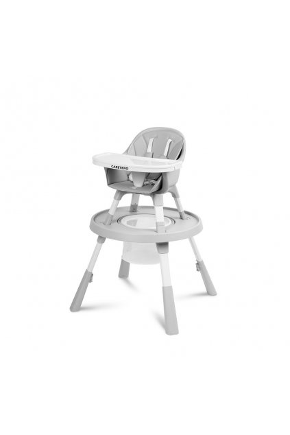 Jedálenská stolička CARETERO 3v1 Velmo grey