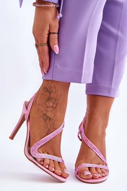 Dámske sandále  ružové kód obuvi H8-319 PINK