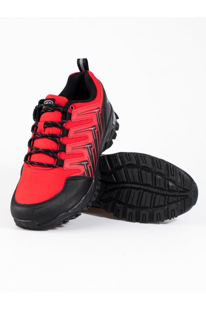 Červené pánske trekingové topánky Dk kod CCC -1- VB16970R/B-M