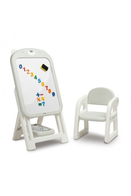 Detská tabuľa so stoličkou TED Toyz grey