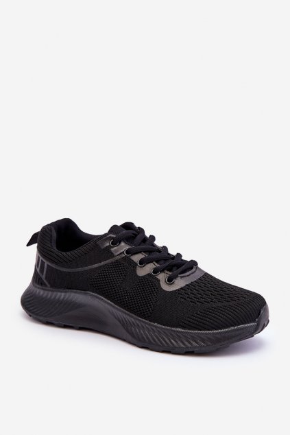 Dámske čierne tenisky na platforme z textilu kód obuvi TE- CCC -01-568-6 ALL BLACK : Naše topky dnes