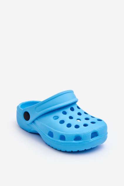 Detské šľapky farba modrá kód obuvi PB7887/PP7888 L.BLUE