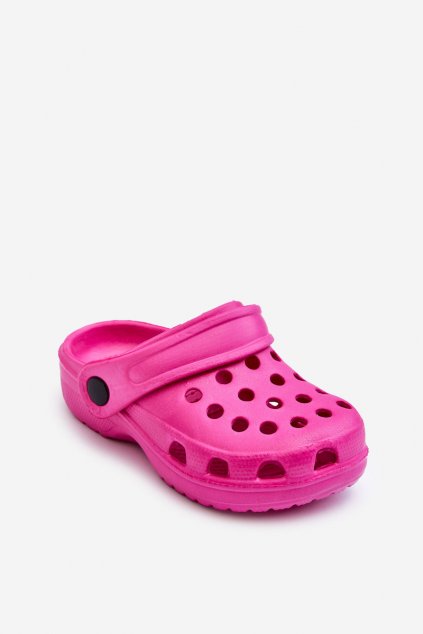 Detské šľapky  ružové kód obuvi PB7887/PP7888 D.PINK