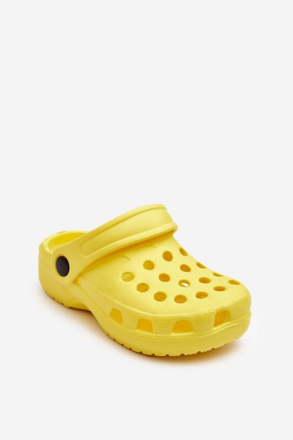 Detské šľapky  žltá kód obuvi PB7887/PP7888 YELLOW