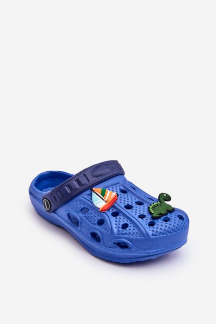 Detské Penové ľahké Sandále crocs modre sweets / 8084/8085/8086 ROYAL (Veľkosť 19)