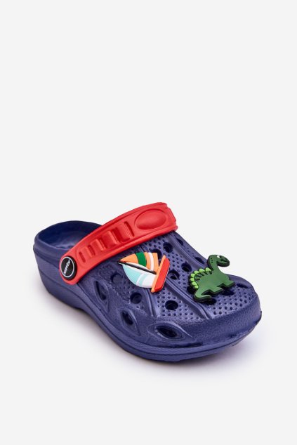 Detské Penové ľahké Sandále crocs námořnická modré sweets / 8084/8085/8086 NAVY (Veľkosť 19)