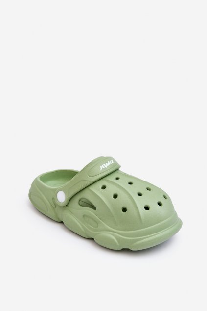Detské šľapky  zelené kód obuvi SB8089 GREEN