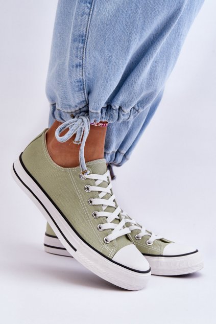 Dámske tenisky farba zelená kód obuvi 859-N NEUTRAL GREEN