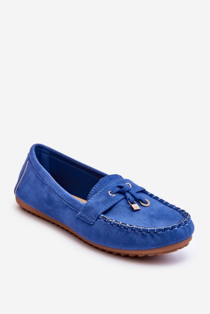 Dámske mokasíny farba modrá kód obuvi ZA28P DENIM BLUE