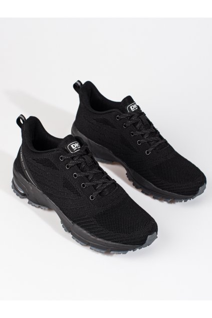 Čierne pánske športové topánky bez opätku podpätku Dk kod CCC -1- VB17019B-M