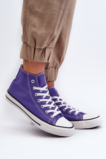 Dámske tenisky farba fialová kód obuvi 845-131 D.PURPLE