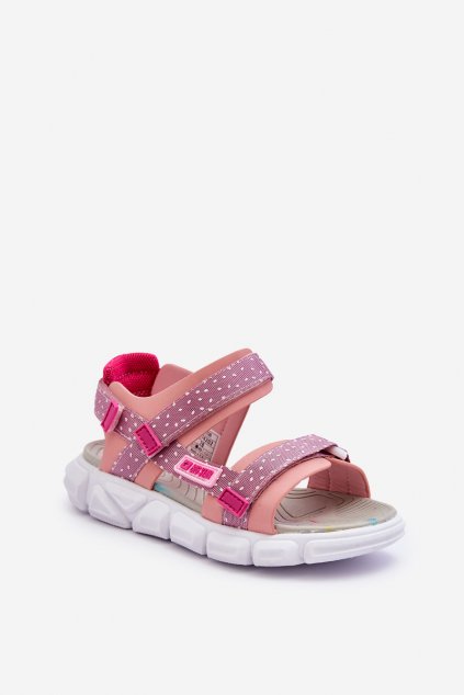 Detské sandále  ružové kód obuvi LL374202 RÓŻ