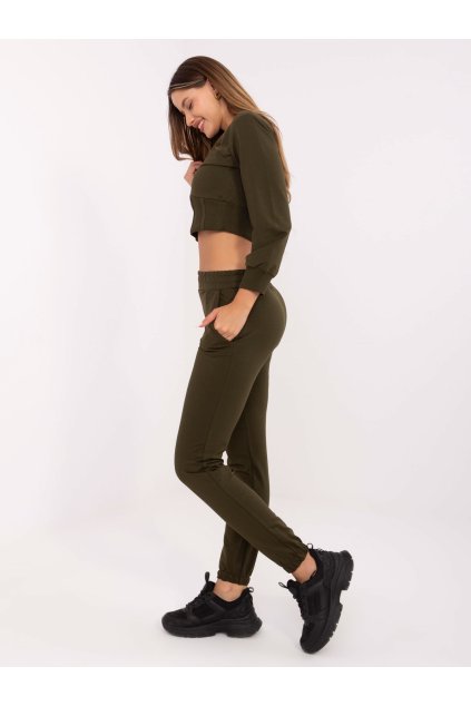 Dámske Komplet farba Khaki kód 356-KMPL-1203.83 (Farba Khaki, Veľkosť S)