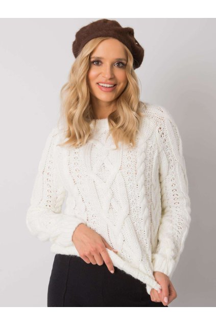 Dámske Čiapka farba Hnedá kód AT-CZ-CHA9116 (Farba Hnedá, Veľkosť ONE SIZE)