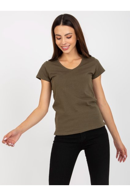 Dámske jednofarebné farba khaki kód B-012.71P (Farba Khaki, Veľkosť M)