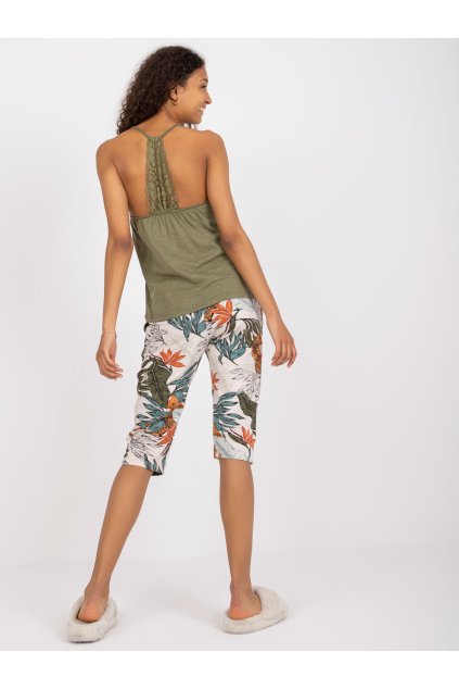 Dámske Komplet farba Khaki kód BR-KMPL-9057 (Farba Khaki, Veľkosť S)