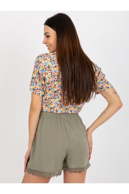 Dámske Šortky farba Khaki kód D73760M62233KB (Farba Khaki, Veľkosť XS)