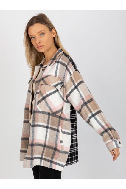 Dámske Košeľa farba Čierno-béžová kód DN-KS-3841.02