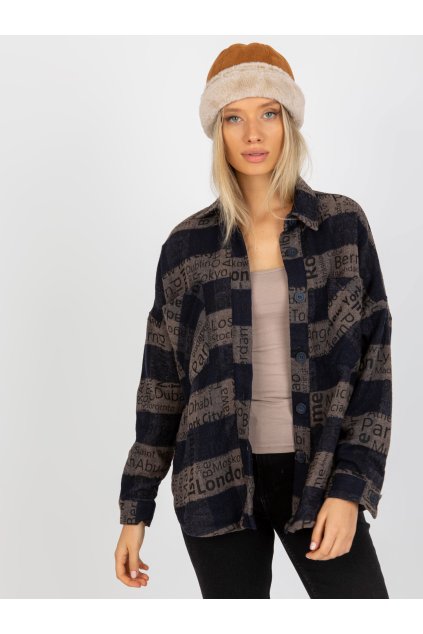 Dámske Košeľa farba Granatovo-modrá kód DN-KS-3990.95P