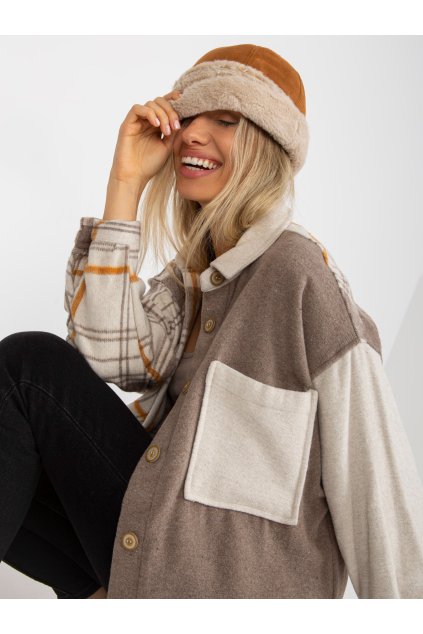 Dámske Košeľa farba Béžová kód DN-KS-4007.04