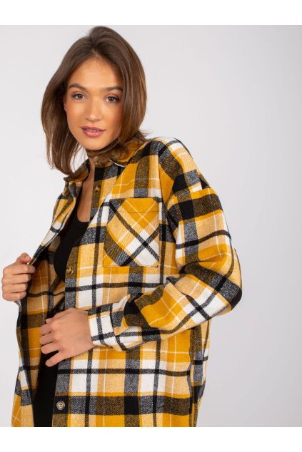 Dámske Košeľa farba Čierno-žltá kód EM-KS-003/07.35X