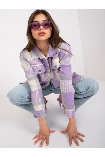 Dámske Košeľa farba Svetlo-fialová kód EM-KS-15178.40P