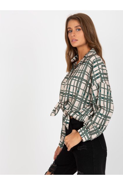 Dámske Košeľa farba Béžová kód EM-KS-3292.69P