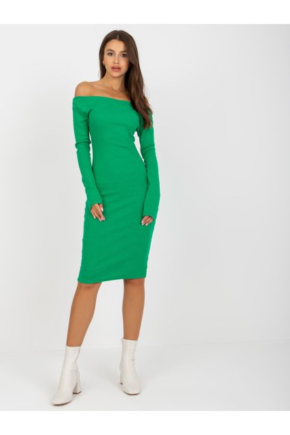 Dámske zelene šaty španielského strihu kód produktu EM-SK-674.26P