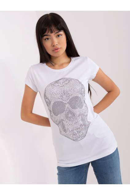 Dámske s aplikáciou farba biela kód EM-TS-HS-21-532.22P