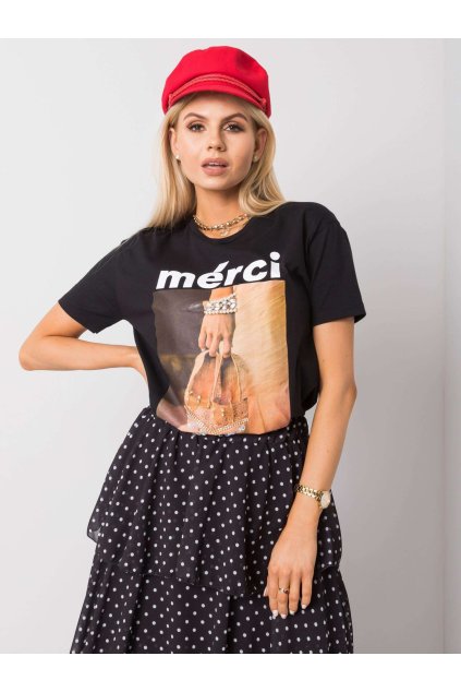 Dámske s aplikáciou farba čierna kód HB-TS-3024.40P