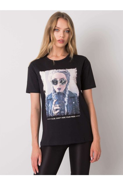 Dámske s aplikáciou farba čierna kód HB-TS-3053.69P