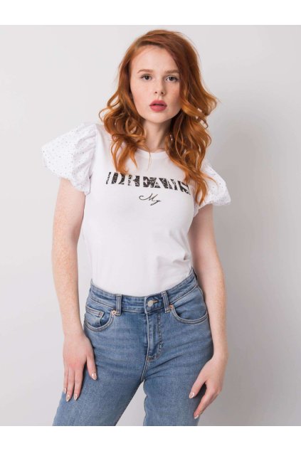 Dámske s aplikáciou farba biela kód HB-TS-3054.72P