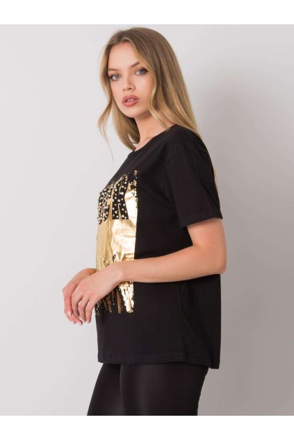 Dámske s aplikáciou farba čierna kód HB-TS-3066.70