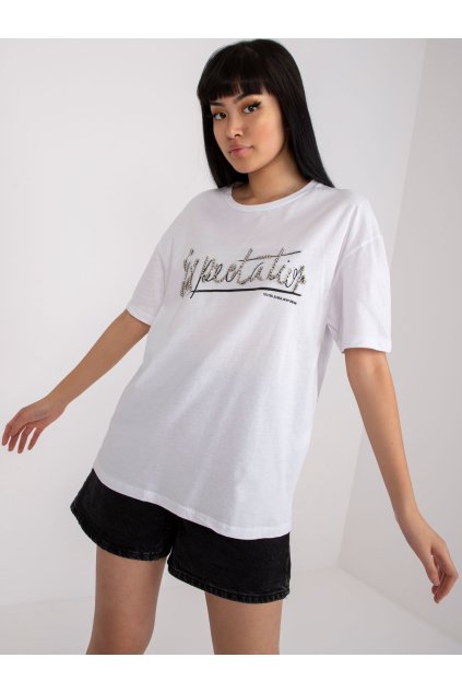 Dámske s aplikáciou farba biela kód HB-TS-3077.32P