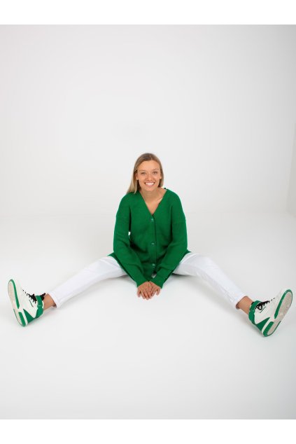 Dámsky sveter farba Zelená kód LC-SW-0267.06X