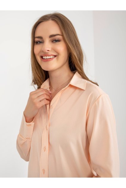 Dámske Košeľa farba Broskyňová kód LK-KS-508148.12P
