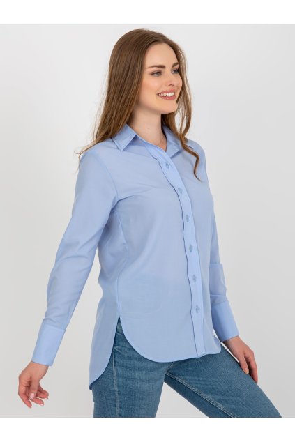 Dámske Košeľa farba Svetlo-modrá kód LK-KS-508148.12P