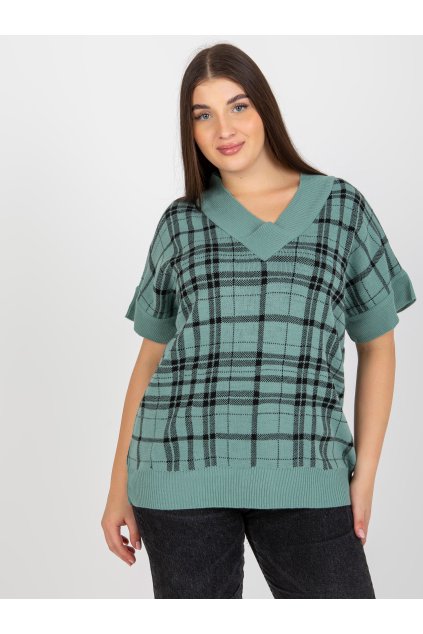 Dámska metlová vetrovka s bavlny a polyesteru, plus size, kód produktu LK-KZ-1232.20
