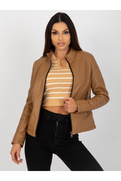 Dámska Bunda farba Hnedá camel kód MBM-KR-AT-021M.00P