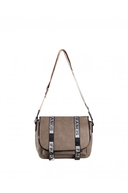 Crossbody kabelka tmavo-béžová kód 13- TemU - 1- OW-TR-F536-1