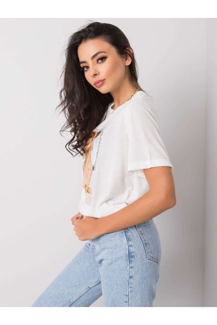 Dámske s aplikáciou farba biela kód PM-TS-SS21TX14.19