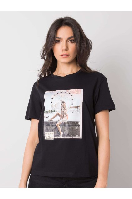 Dámske s aplikáciou farba čierna kód PM-TS-SS21TX41.20