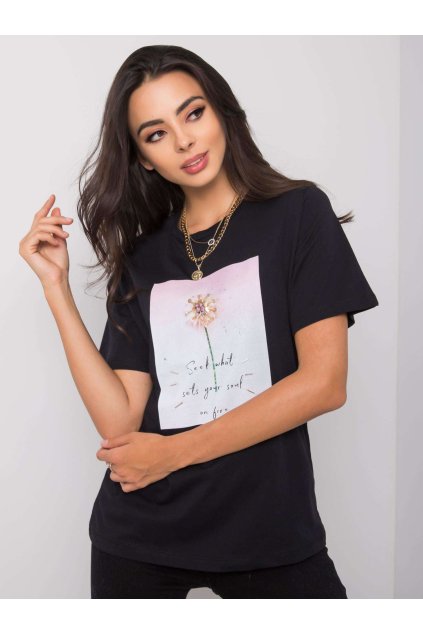 Dámske s aplikáciou farba čierna kód PM-TS-SS21TX60.05P